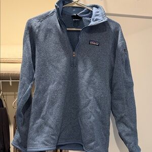 Women’s Patagonia Steel Blue Fleece Pullover Size M